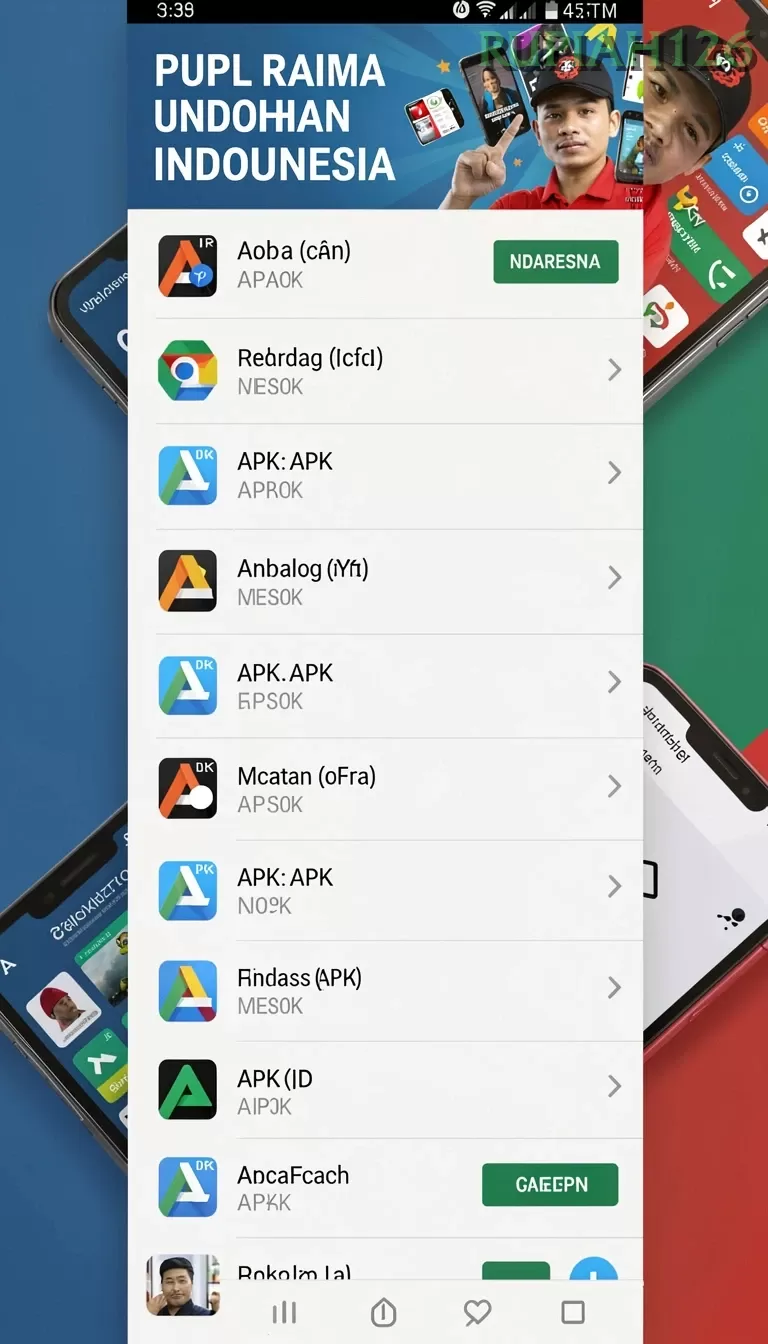 Galeri pratinjau visual rupiah126 build APK resmi terbaru
